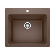 Blanco Canada 401904 - Liven SILGRANIT 25'' Single Bowl Dual Mount Laundry Sink - Cafe