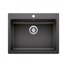 Blanco Canada 402073 - Precis SILGRANIT 25'' CSA Single Bowl Drop-In Kitchen Sink - Anthracite