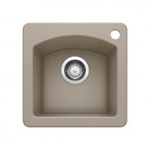 Blanco Canada 401151 - Diamond SILGRANIT 15'' Dual Mount Bar Sink - Truffle