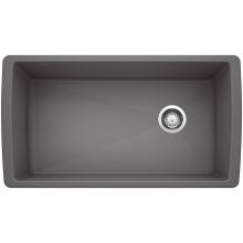 Blanco Canada 401627 - Diamond SILGRANIT 33'' Super Single Undermount Kitchen Sink - Cinder