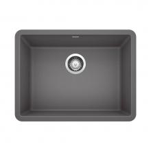 Blanco Canada 401882 - Precis SILGRANIT 24'' Single Bowl Undermount Kitchen Sink - Cinder