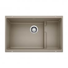 Blanco Canada 401481 - Precis Cascade SILGRANIT 29'' Single Bowl Undermount Kitchen Sink with Colander - Truffl