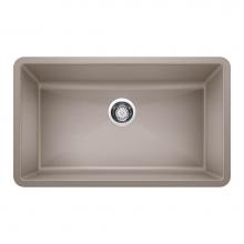 Blanco Canada 401143 - Precis SILGRANIT 32'' Super Single Undermount Kitchen Sink - Truffle
