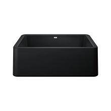 Blanco Canada 402643 - Ikon SILGRANIT 30'' Single Bowl Apron-Front Farmhouse Sink - Coal Black
