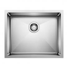 Blanco Canada 401516 - Quatrus R15 22'' Single Bowl Undermount Stainless Steel Kitchen Sink
