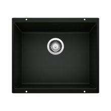 Blanco Canada 402658 - Precis SILGRANIT 21'' Single Bowl Undermount Kitchen Sink - Coal Black