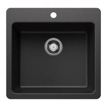 Blanco Canada 403659 - Liven SILGRANIT 21'' Single Bowl Dual Mount Kitchen Sink - Anthracite