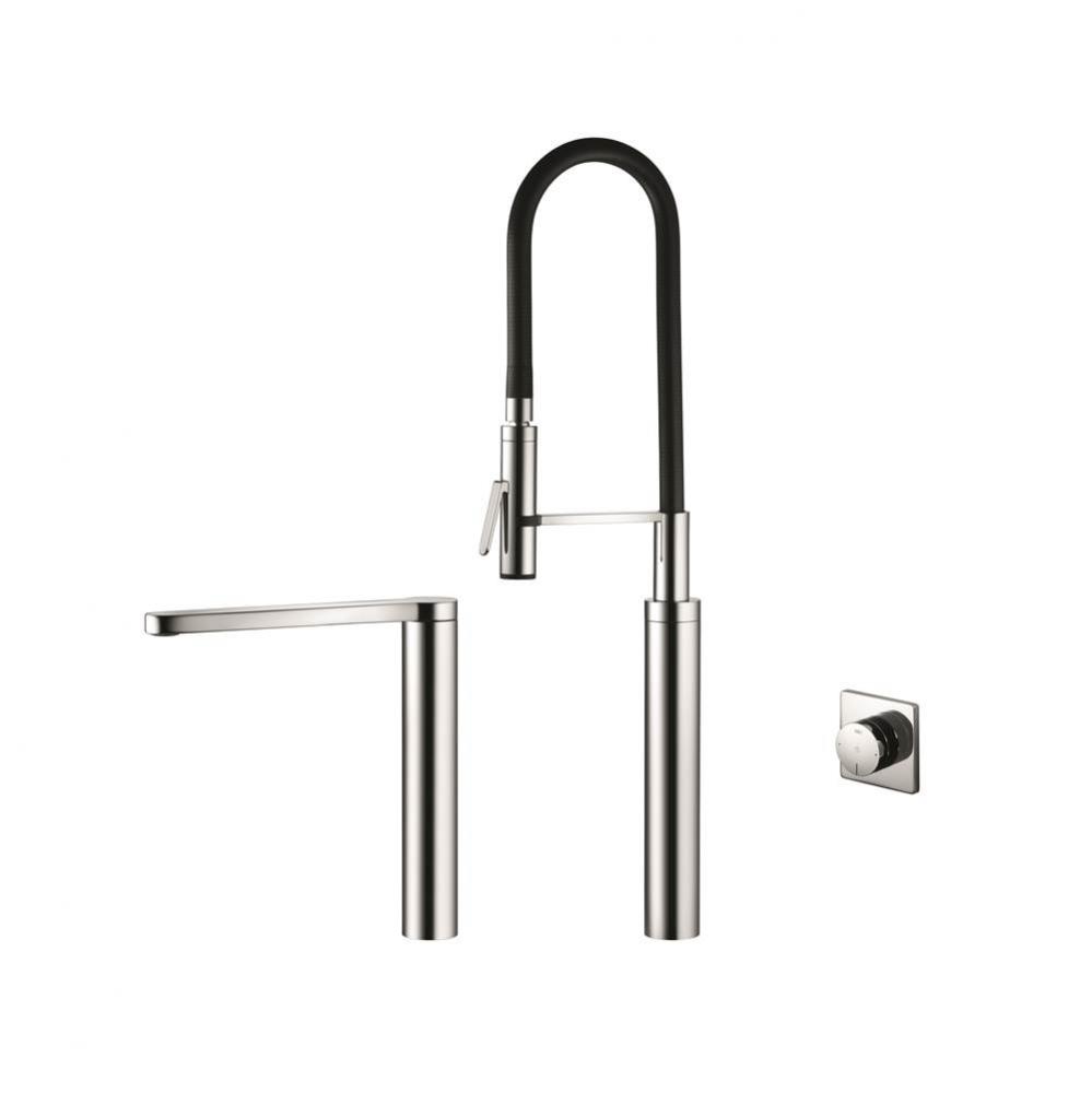 Ono Tlp Highflex Pro Swivel Spout Wall Control Chrome