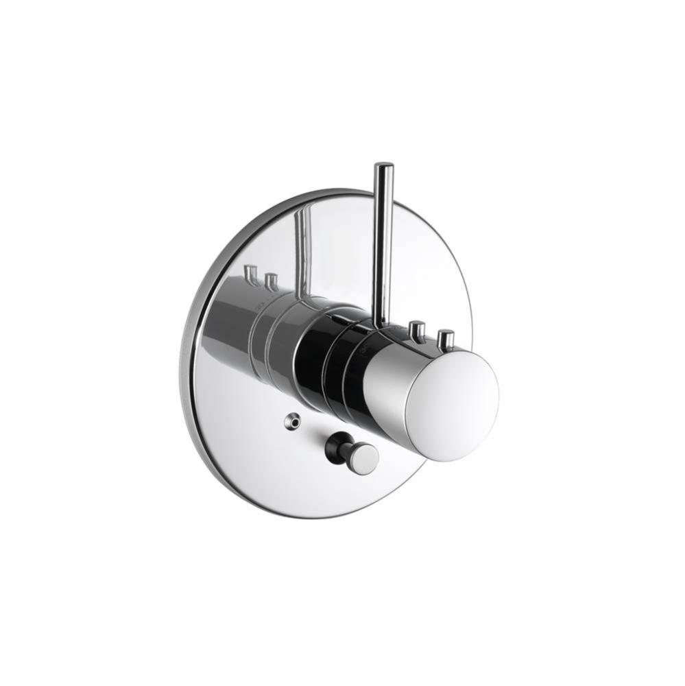 Zoe Thermostatic Trim W/Diverter & Vol Control Chrome