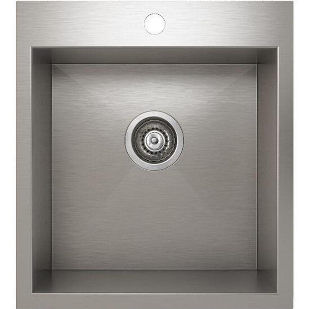 ProInox H0 sink topmount, single 16X16X9