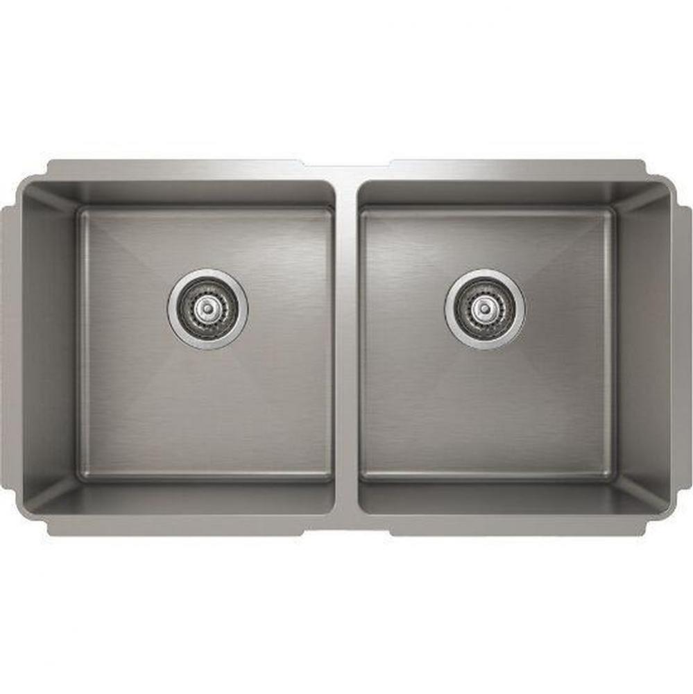 ProInox H75 sink undermount, double L15X16X10 R15X16X10