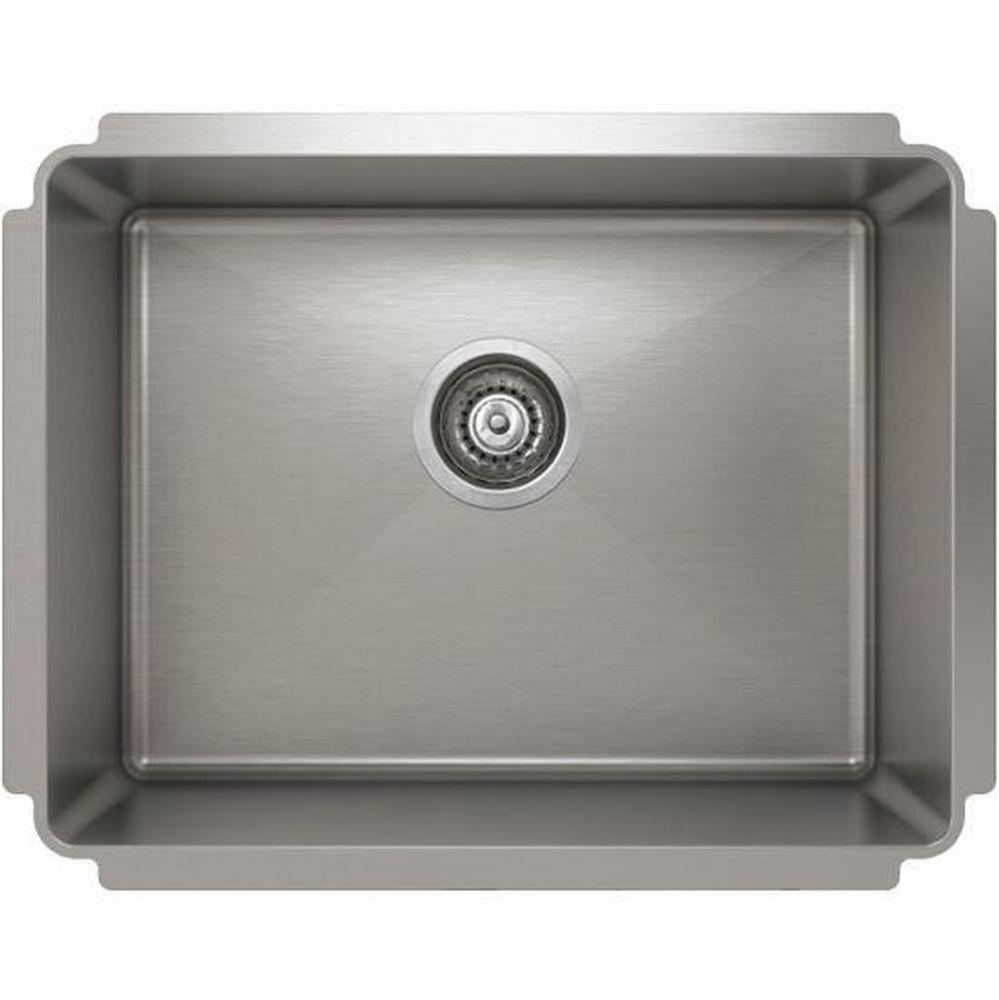 ProInox H75 sink undermount, single 21X16X10