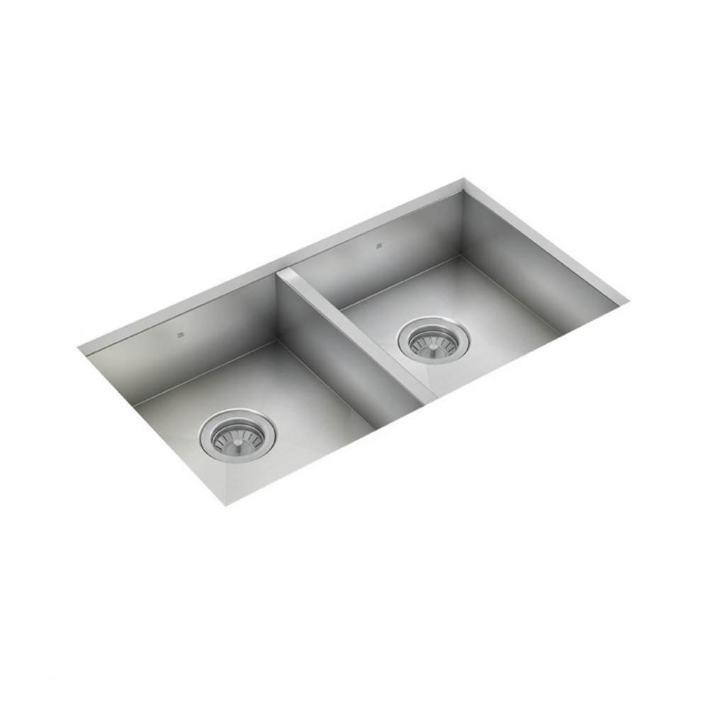 ProInox H0 ADA sink undermount, double L14X16X5,5 R14X16X5,5