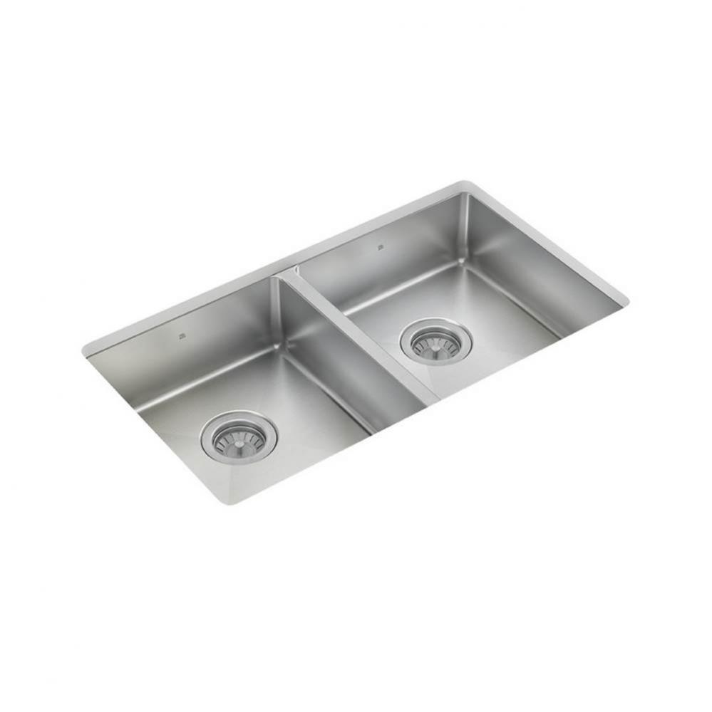 ProInox H75 ADA sink undermount, double L14X16X5,5 R14X16X5,5