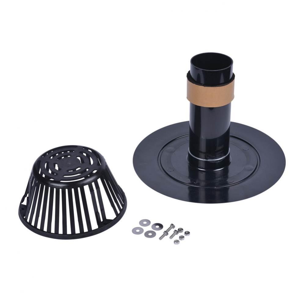 4 In. Abs Insert Drain W/Plastic