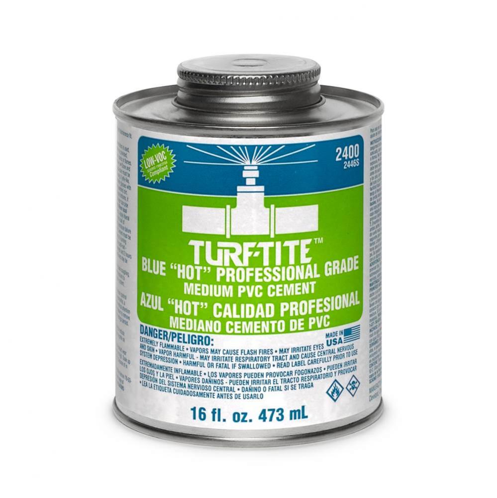 Blue Turf-Tite Pvc Cement Pt