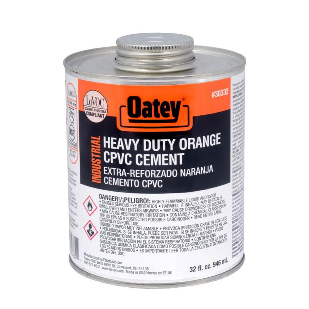 32 Oz Cpvc-Pvc Orange Industrial Cement