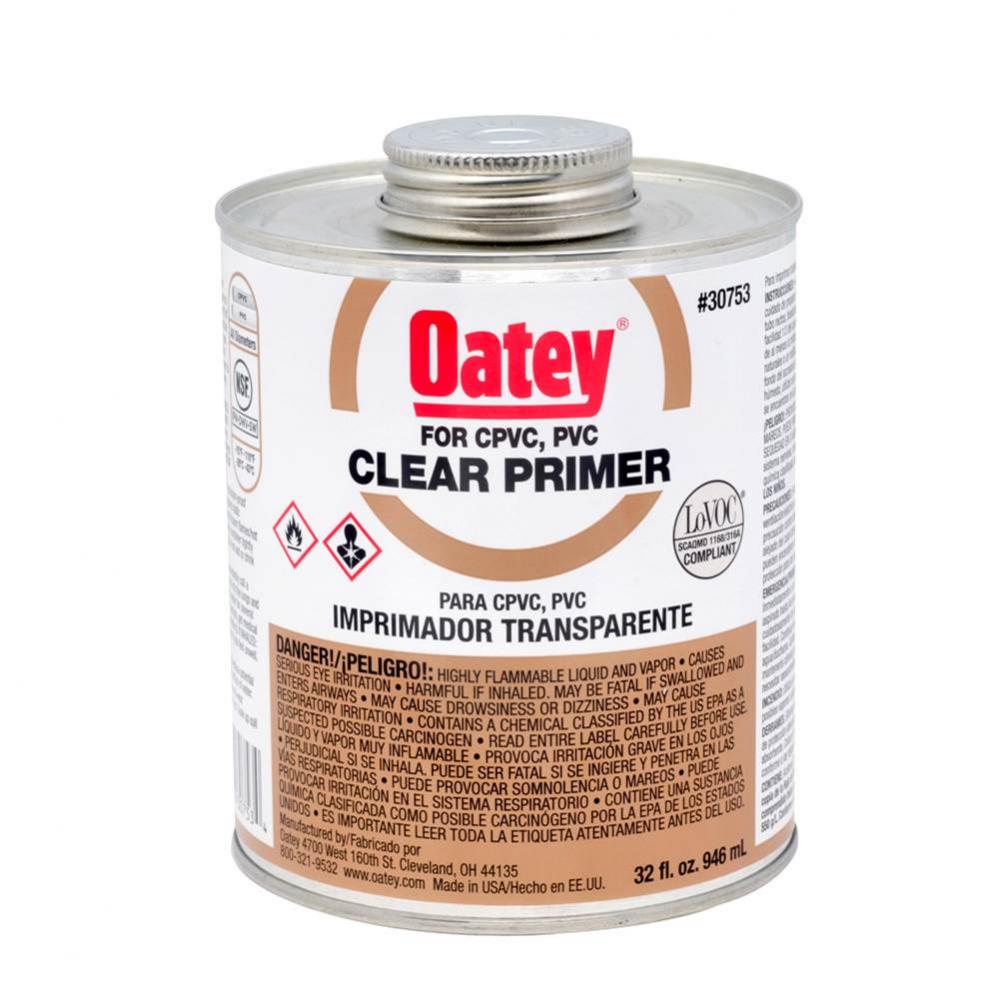 32 Oz Clear Primer - Nsf Listed