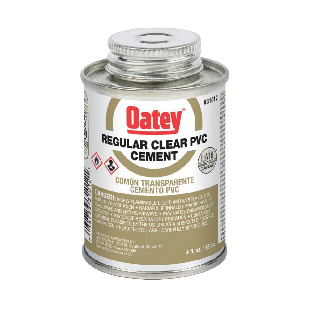 4 Oz Pvc Regular Clear Cement