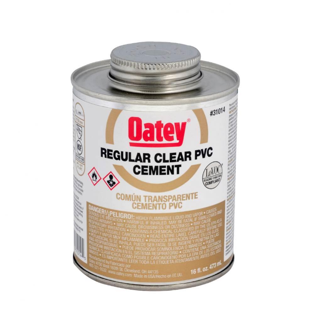 16 Oz Pvc Regular Clear Cement