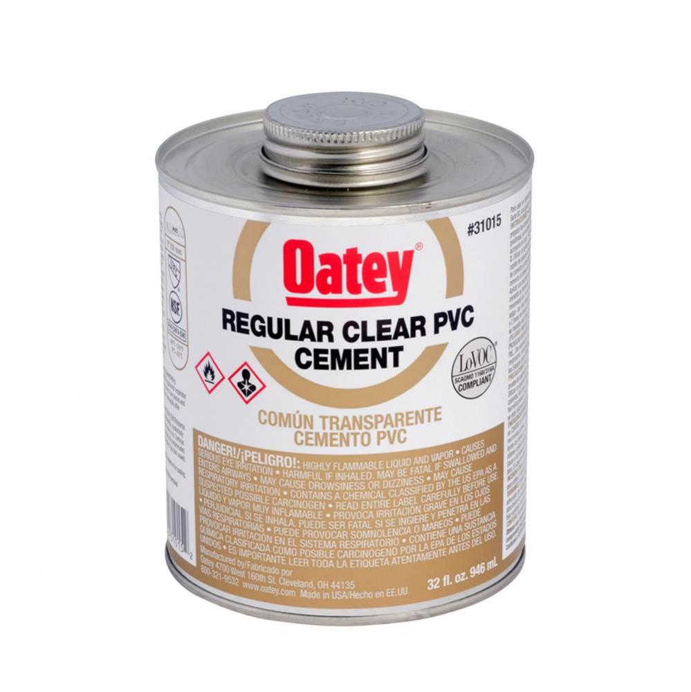 32 Oz Pvc Regular Clear Cement