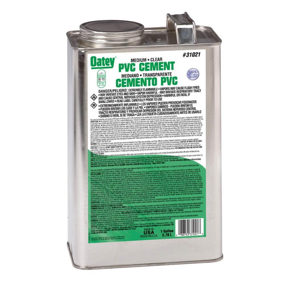Gal Pvc Medium Clear Cement