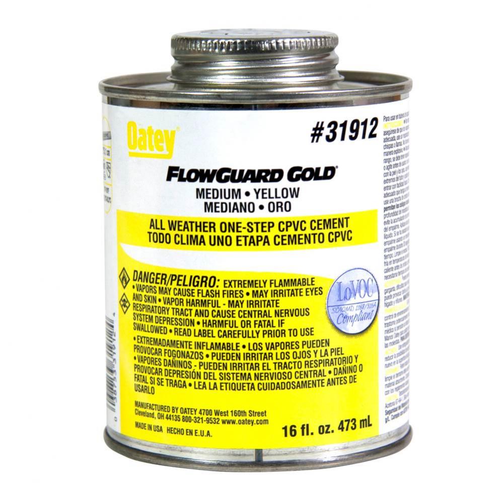 16 Oz Cpvc Flowguard Gold 1-Step Yellow