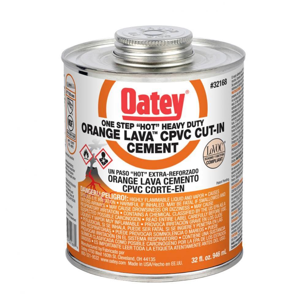 32 Oz Cpvc Heavy Duty Orange Lava