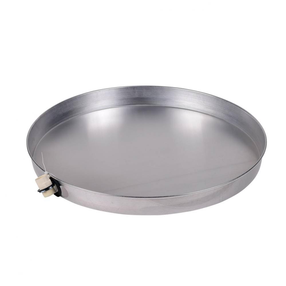 24 In. Aluminum Water Heater Pan W/1 In. Cpvc Adapter
