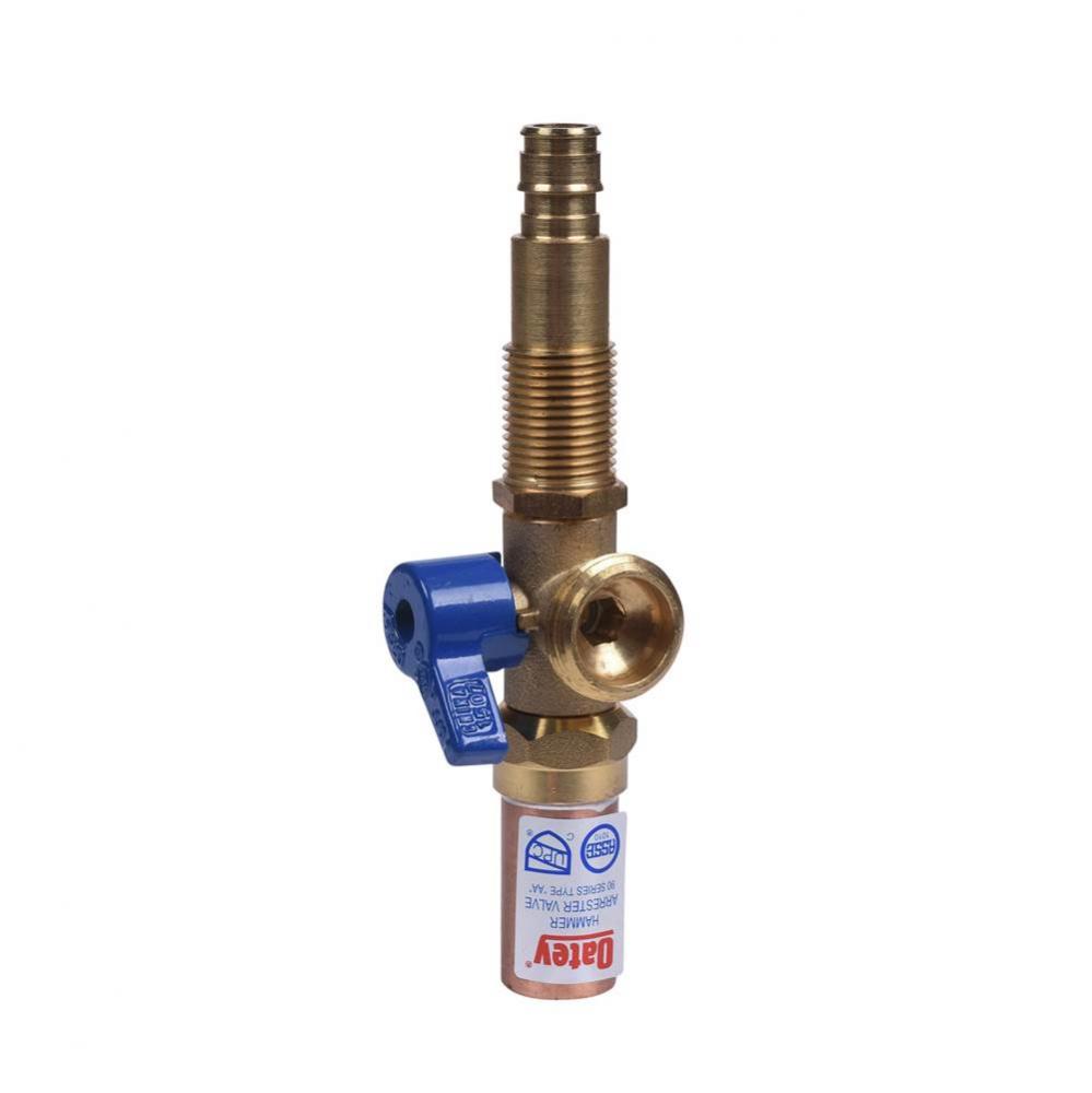 Valve-1/4 Turn H20 Hammer Wirsbo Blue