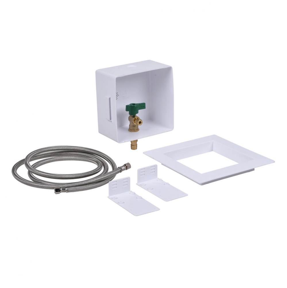 Imb 1/4 Turn F1960 Pex W/Ss Hose Ll