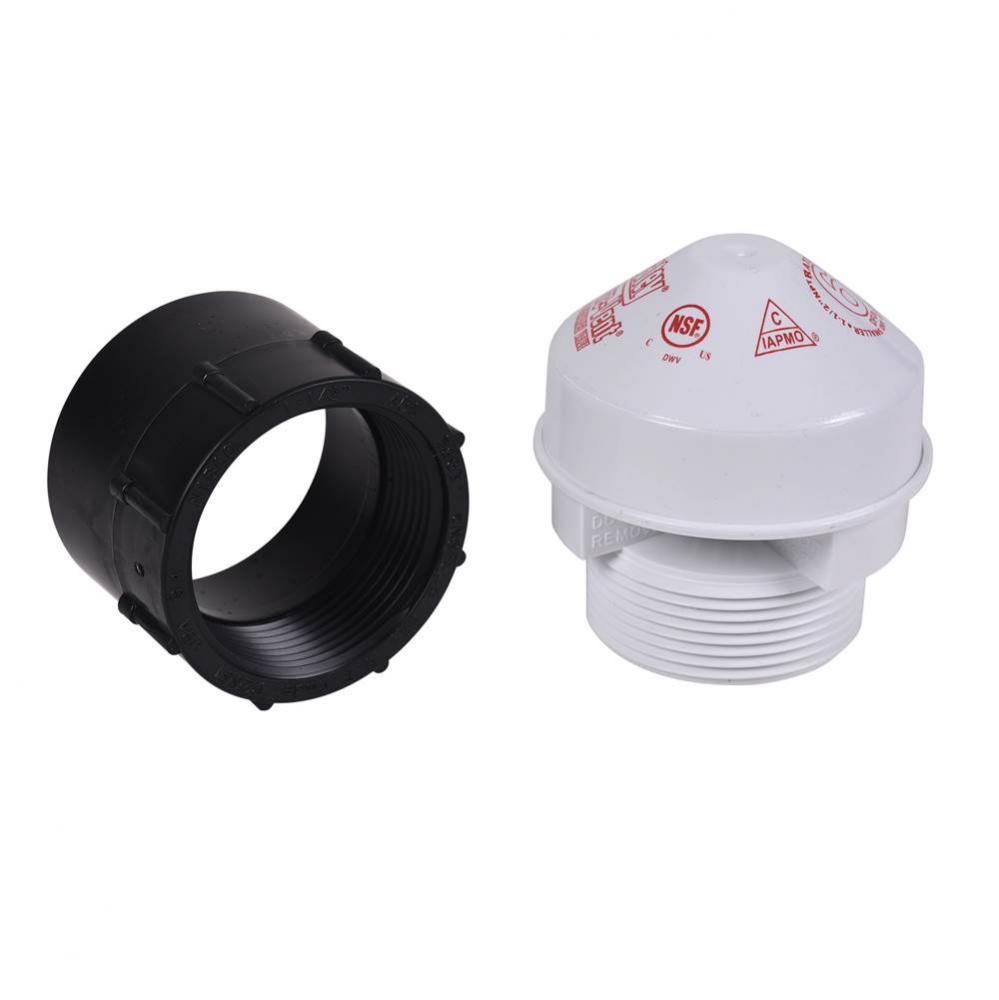 20 Branch, 8 Stack Dfu Sure-Vent, 1.5 In, W/Abs Adapter