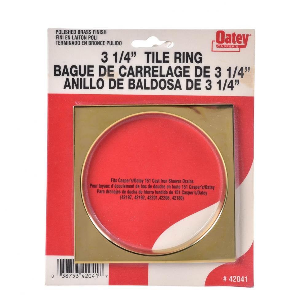 C175Pb-Carded Pb Square Tile Ring