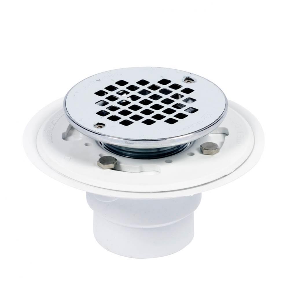 2-3 In. Low Profile W/Screw And Ss Strainer Pvc