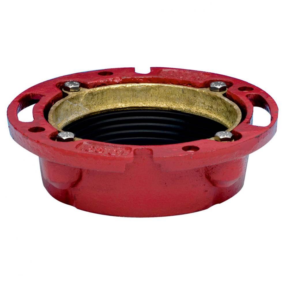 165Ci4-4 In. Iron Closet Flange