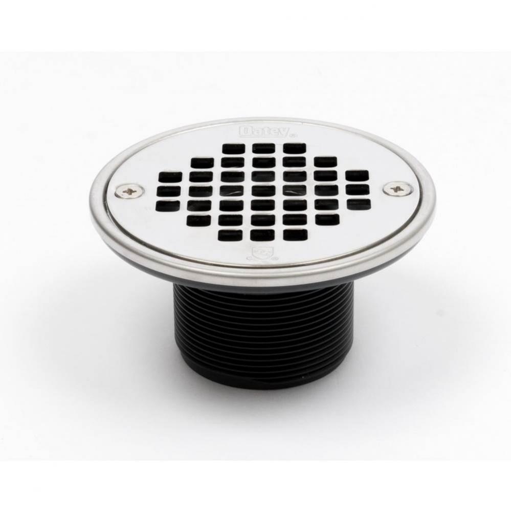 Abs Round Barrel Only Bn Screw Strainer W/Ring