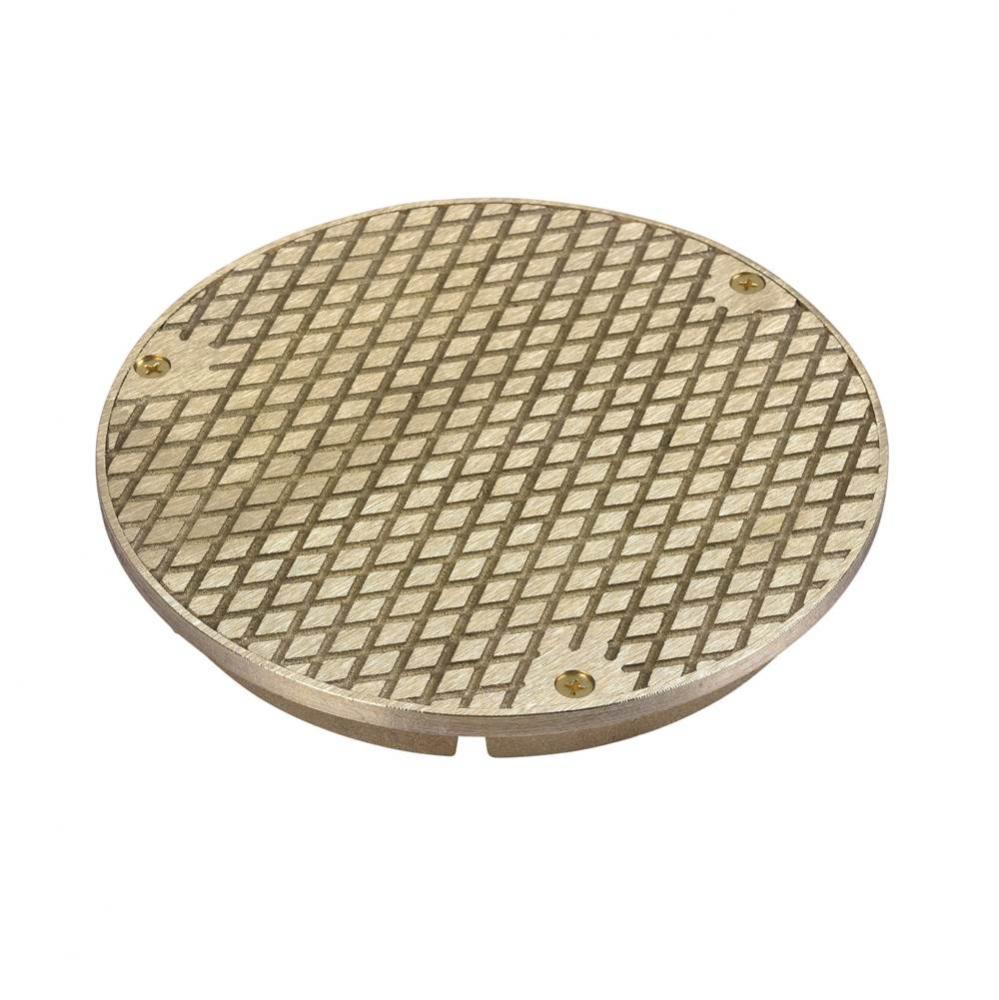 180B-6 In. Brass Clean Out Frame And Cover