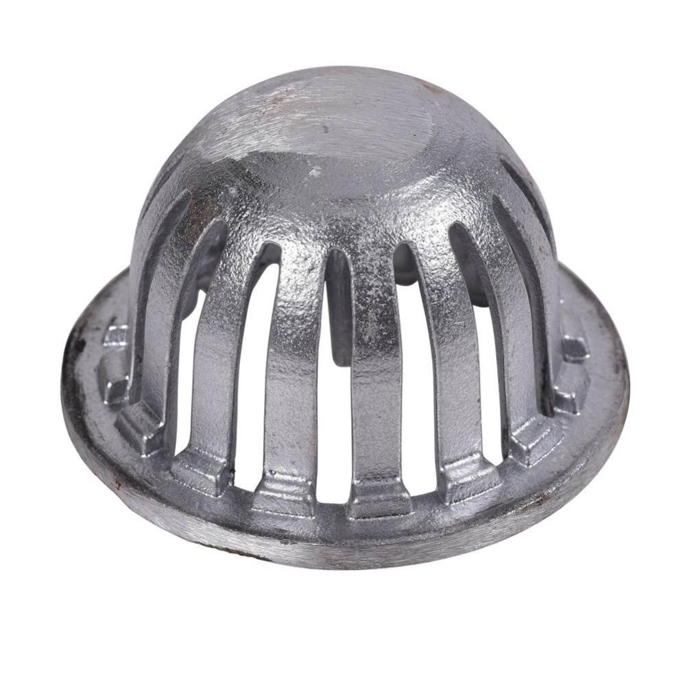 3 In. Bottom Aluminum Dome Strainer