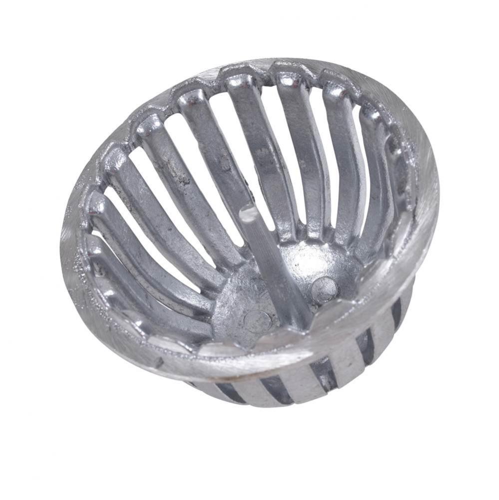 4 In. Bottom Aluminum Dome Strainer