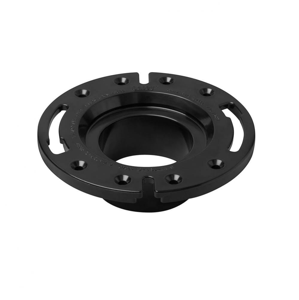 3'' Spigot Hub Flange, Open, Abs, W/Pl Ring