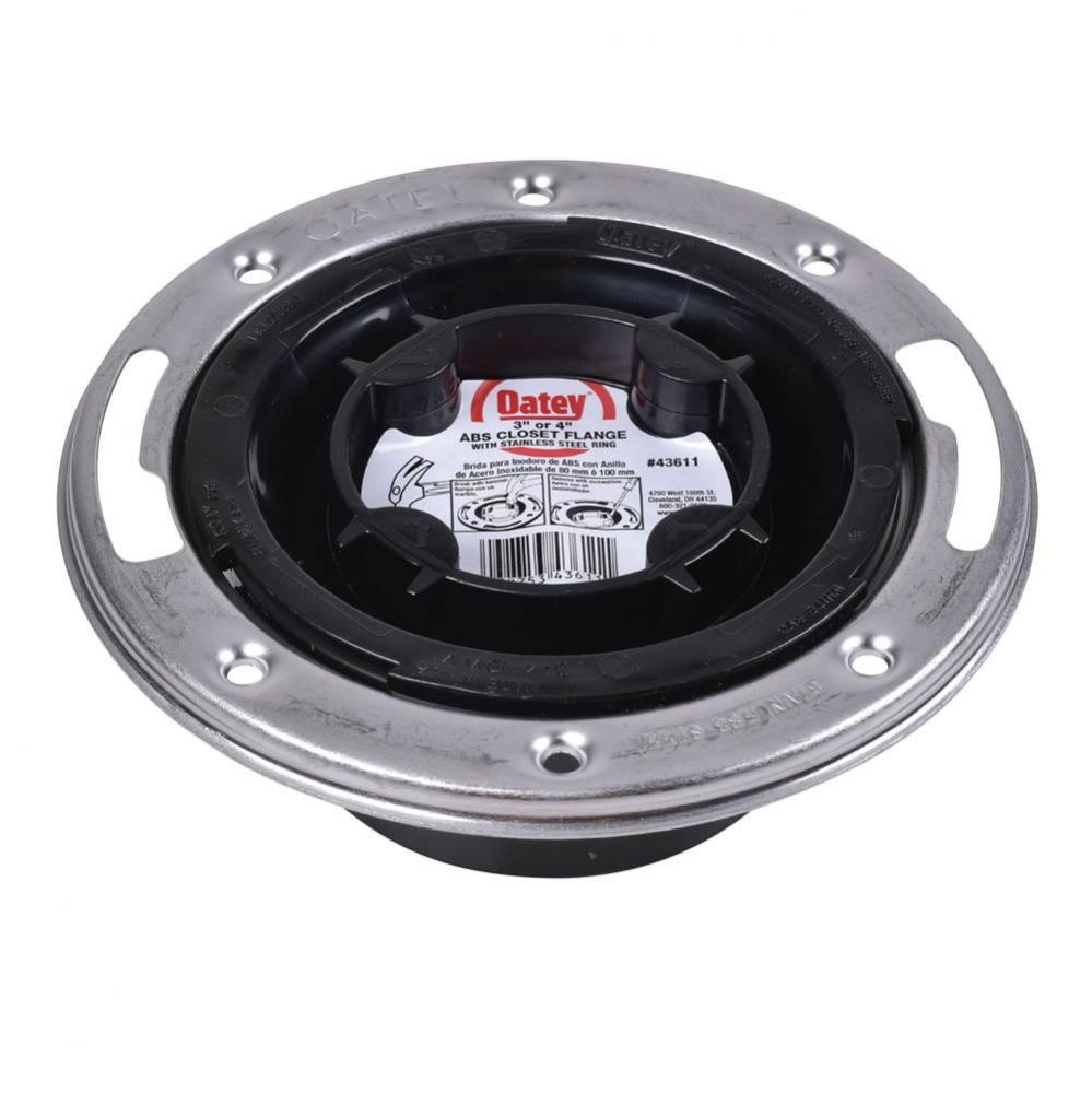 Easy Tap, 3X4 Hub Flange, Testable, Abs W/Ss Ring