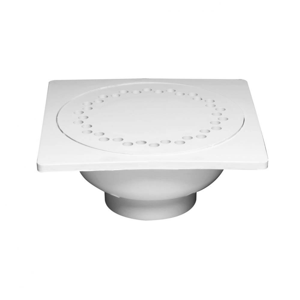 3-4 9 X 9 In. Bell Trap Drain Pvc