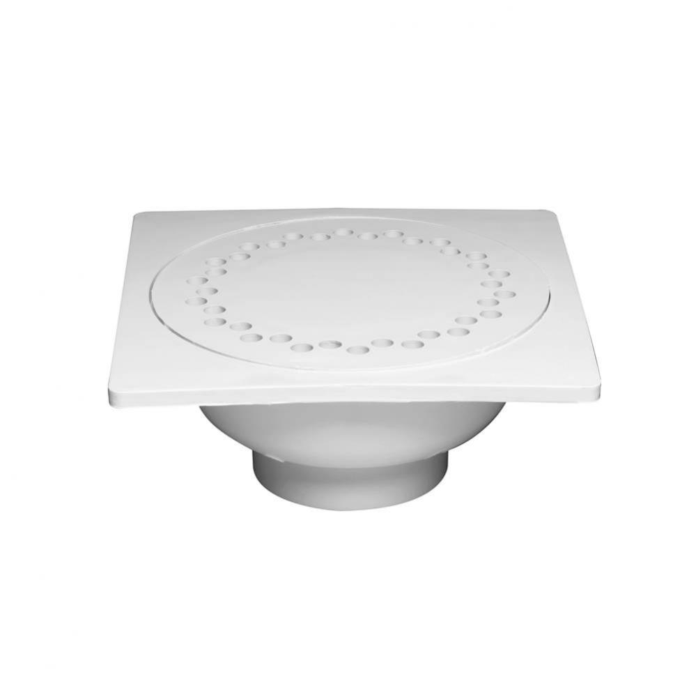 1.5-2 6 X 6 In. Bell Trap Drain Pvc