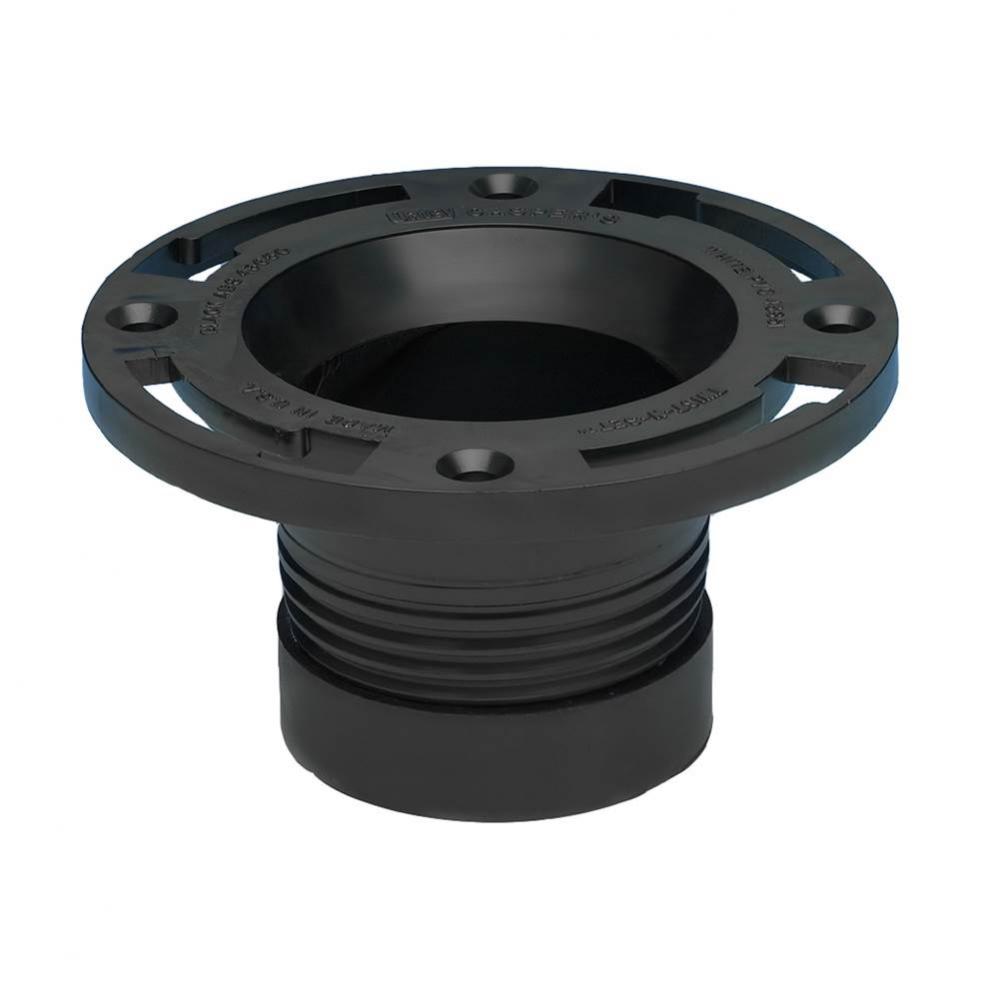 4 In. Twist-N-Set Abs Flange