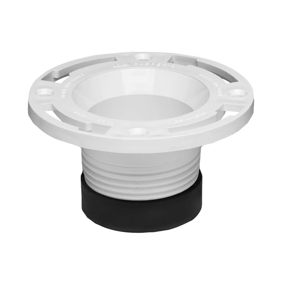 4 In. Twist-N-Set Pvc Flange