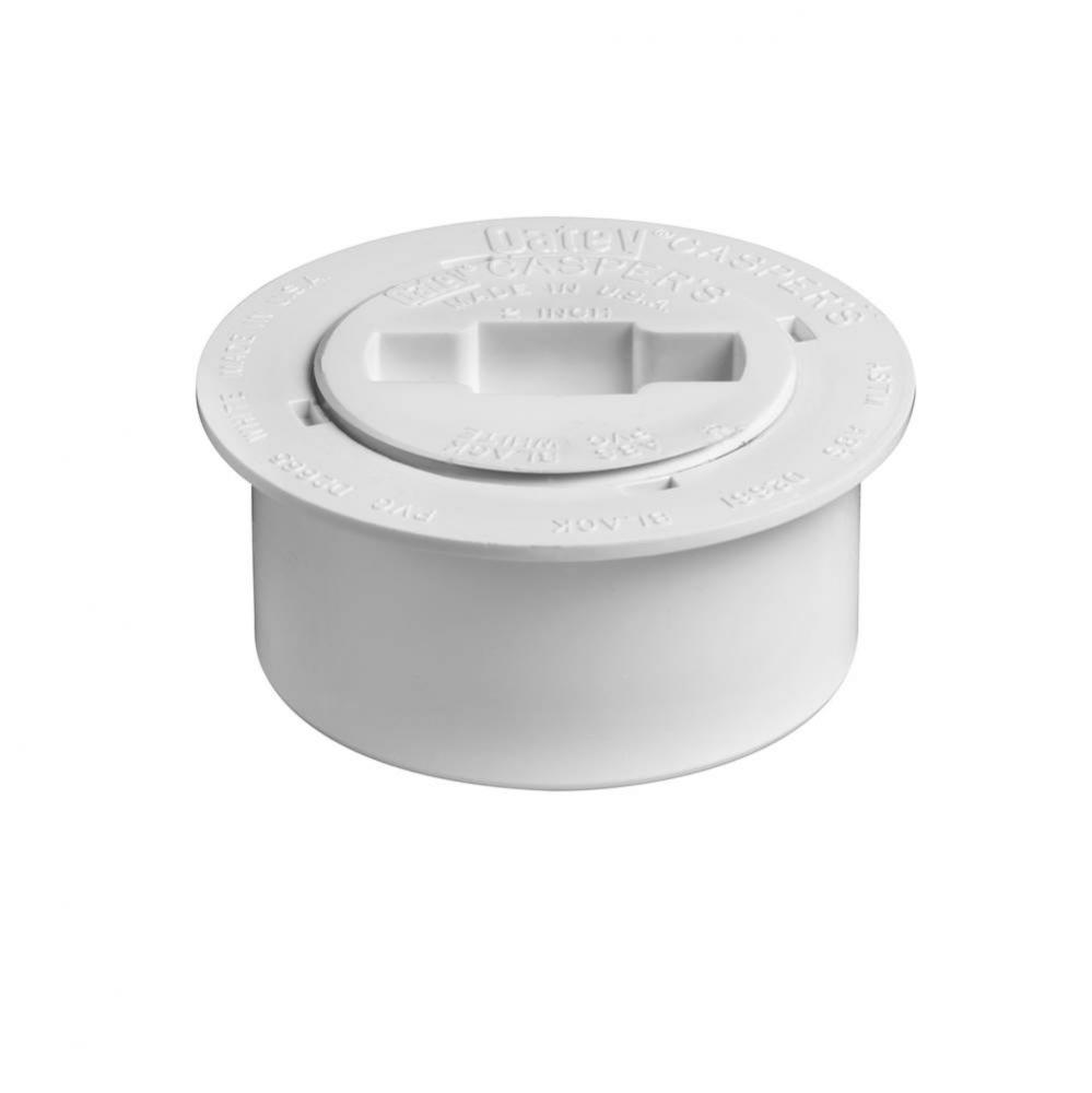 3 In. All Plastic Snap-In Cleanout Pvc