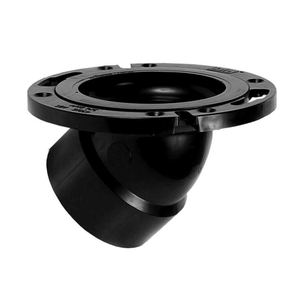45 Degree Abs Swivel Closet Flange