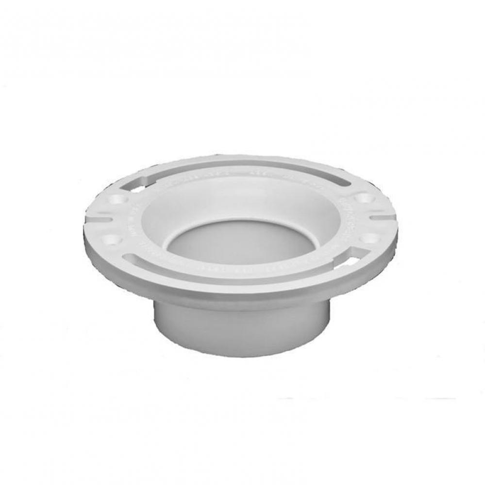 3-4 In. Adjustable Level-Fit Flange W/O Cap Abs