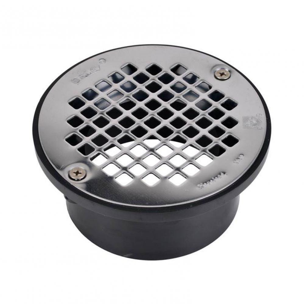 3-4 In. General Purpose Drain W/Nickel Strainer Abs