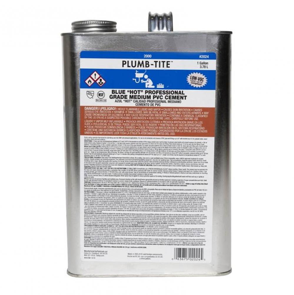 Blue Plumb-Tite Pvc Cement Gal